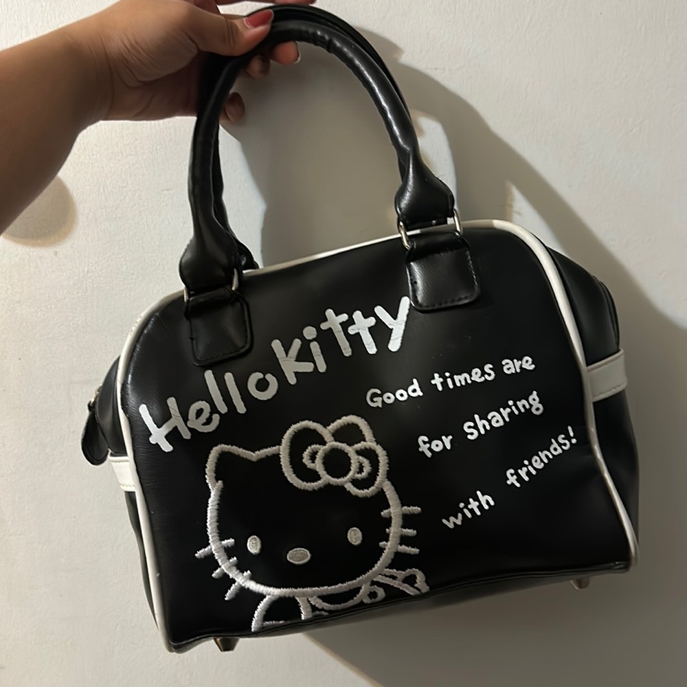 Sanrio Hello Kitty Black and White Satchel